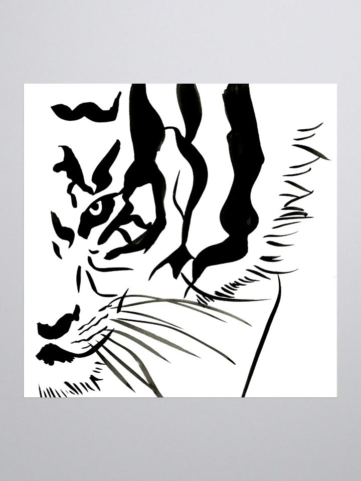 Face Of The Tiger Sticker product image (3)