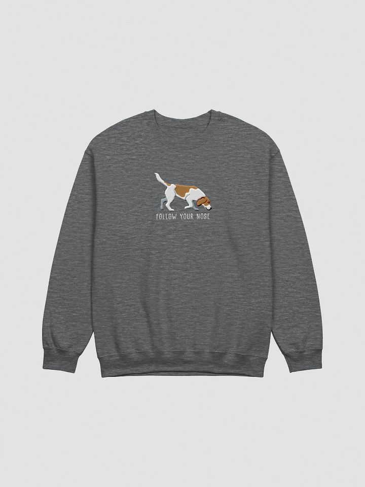 Follow Your Nose Sweatshirt (Embroidered) of a Beagle(Lemon) product image (10)