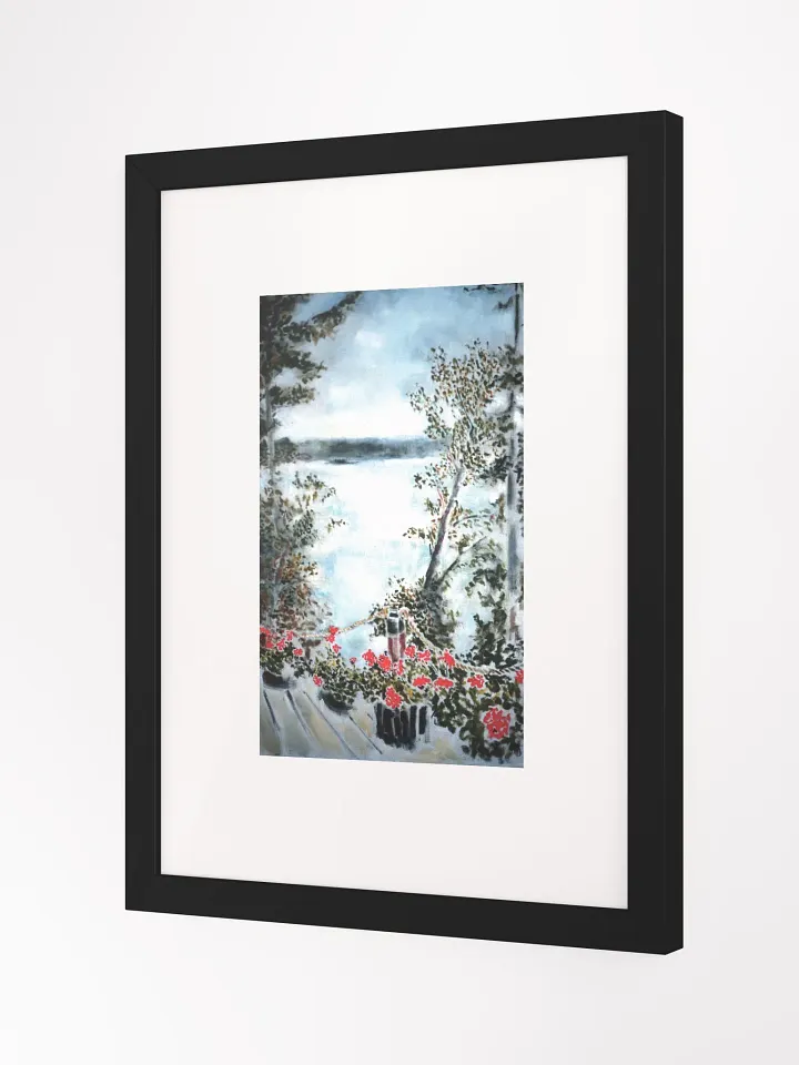 Camano Cabin View Print Framed product image (2)