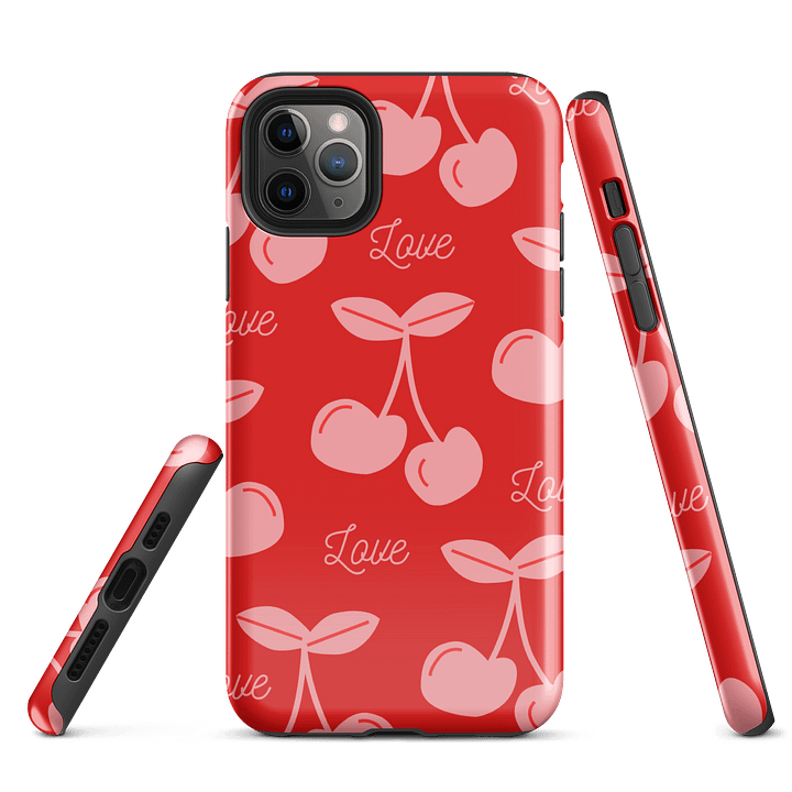 Cherry Love Tough iPhone® Case product image (1)