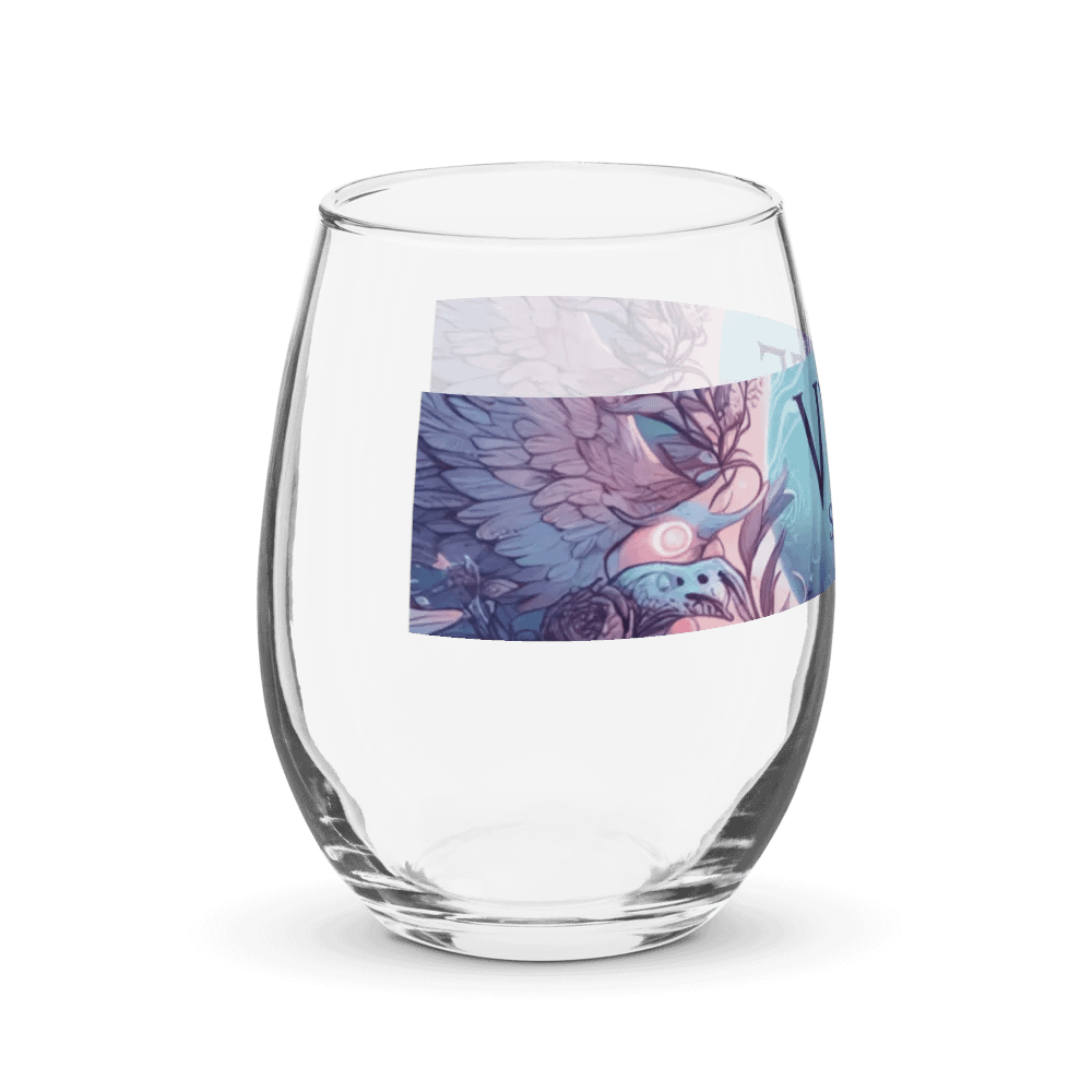 Fantasy Birds Stemless Wine Glass product image (4)
