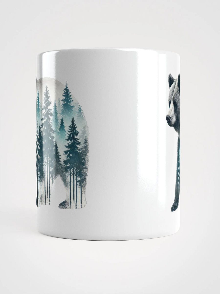 Forest Bear White Glossy Mug product image (5)