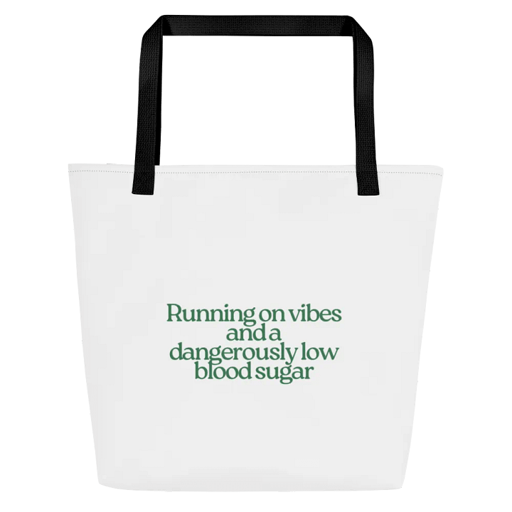 Vibes and Low Blood Sugar All-Over Tote product image (1)