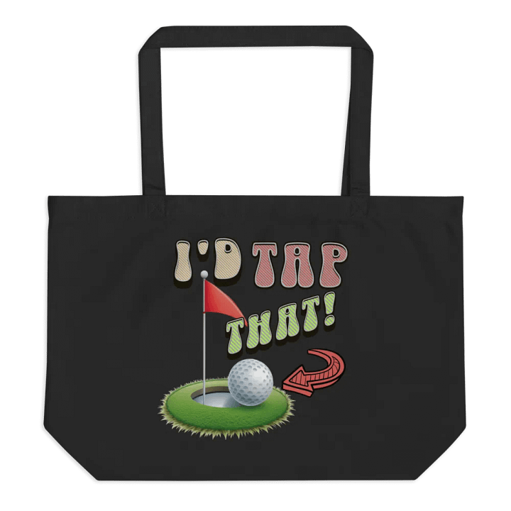 Id Tap That! Golf Lover's Eco-Friendly Tote Bag product image (1)