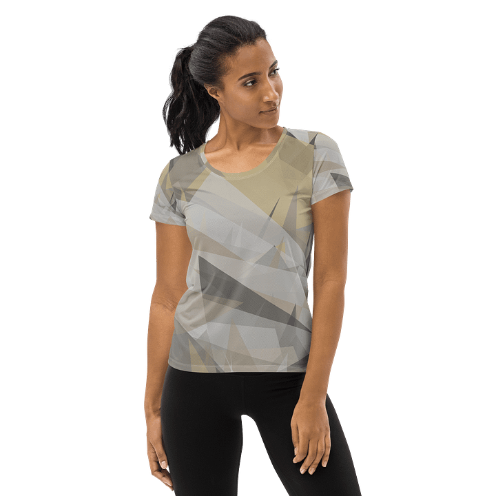 Geometric Fusion Women's Athletic Tee product image (1)