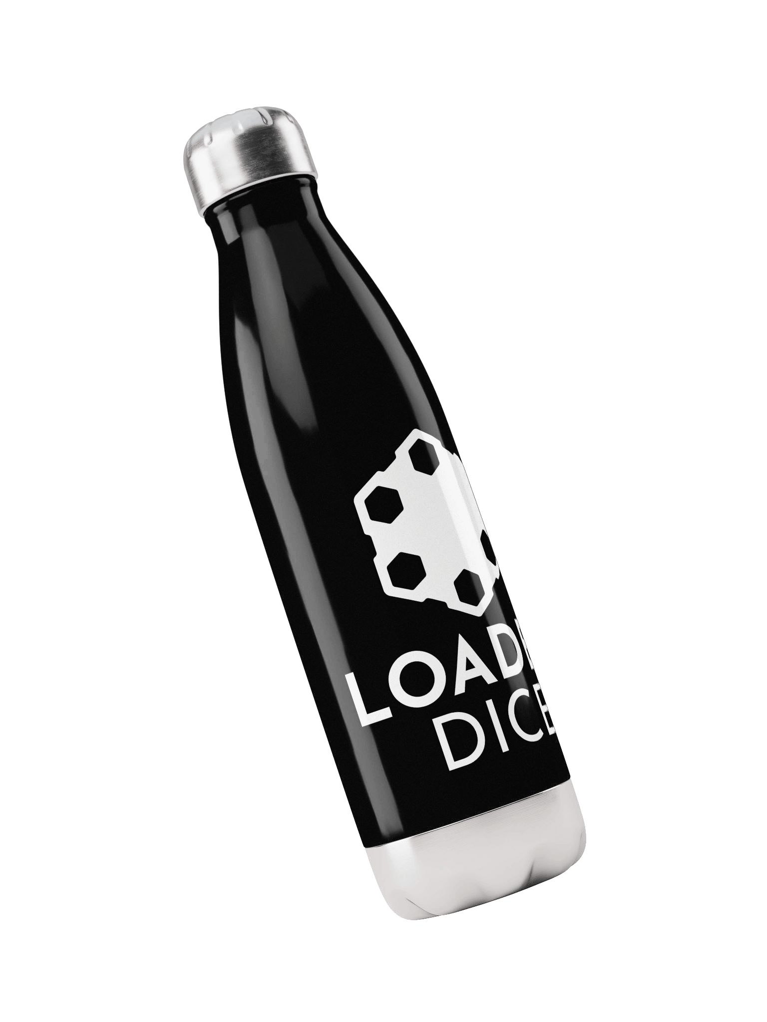 Loaded Dice Stainless Steel Water Bottle Black product image (3)