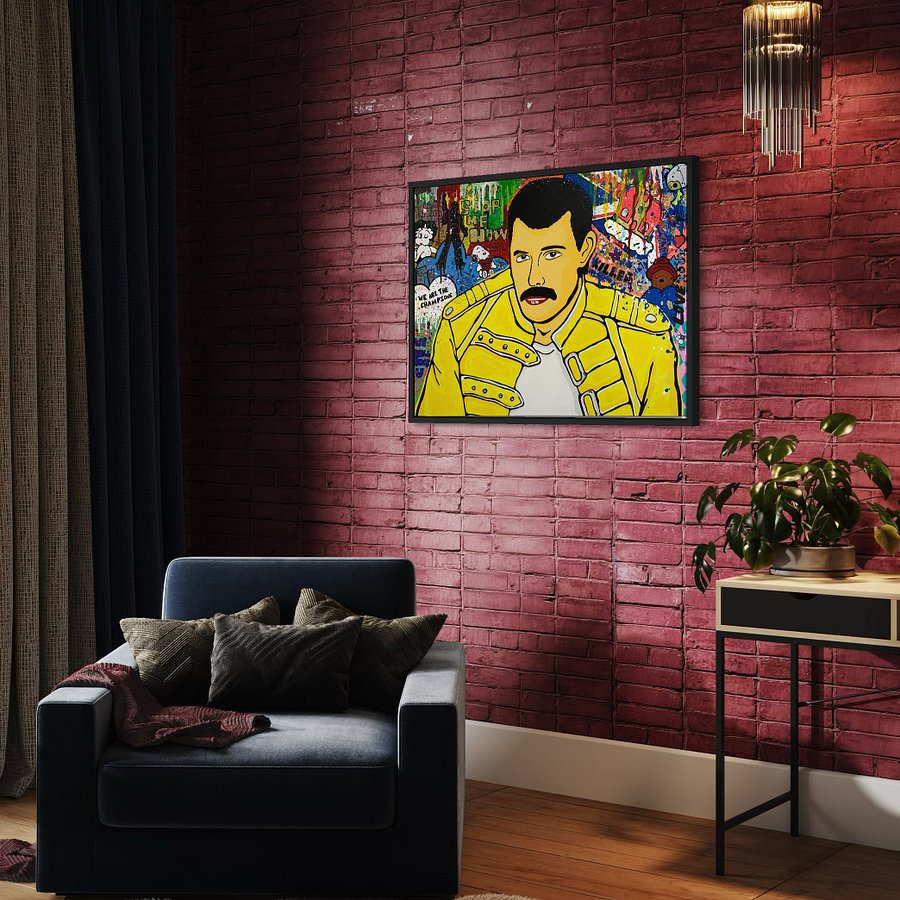Freddie - Mixed media original product image (4)