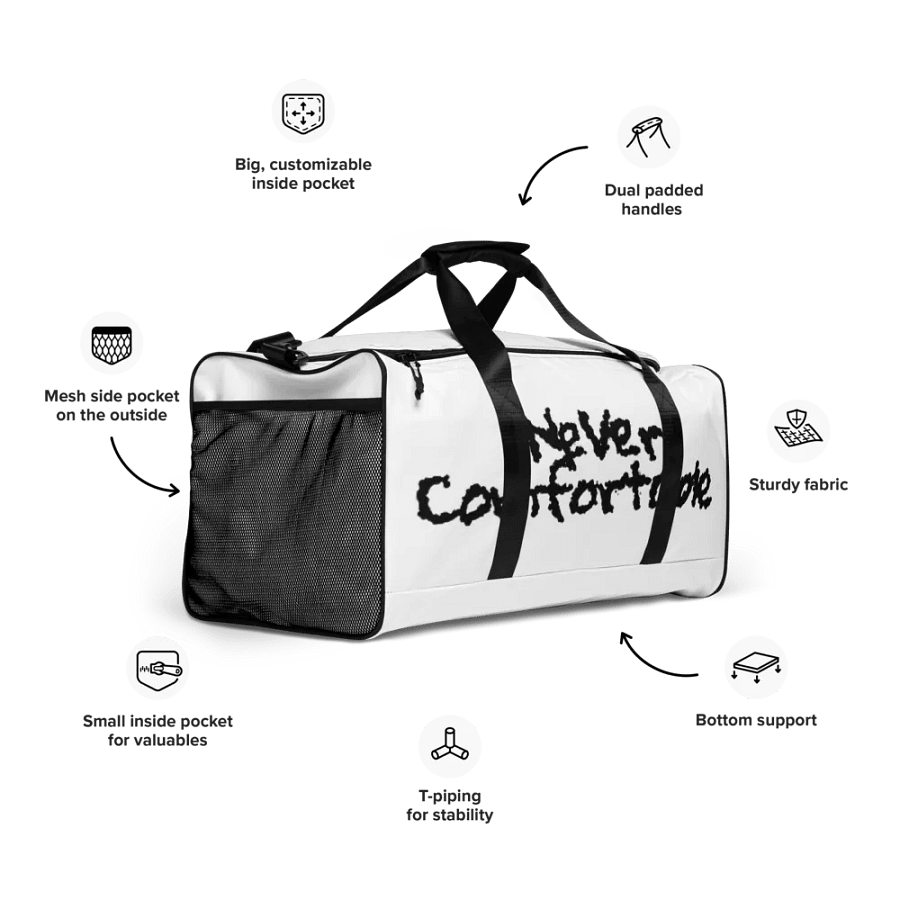 NEVER COMFORTABLE DUFFLE-BAG product image (8)