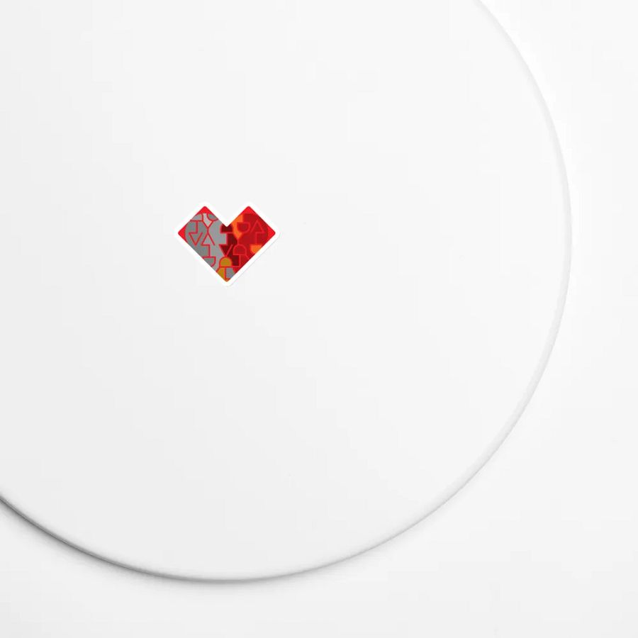 I Love You Dad Icon / MO Heart Magnets product image (5)