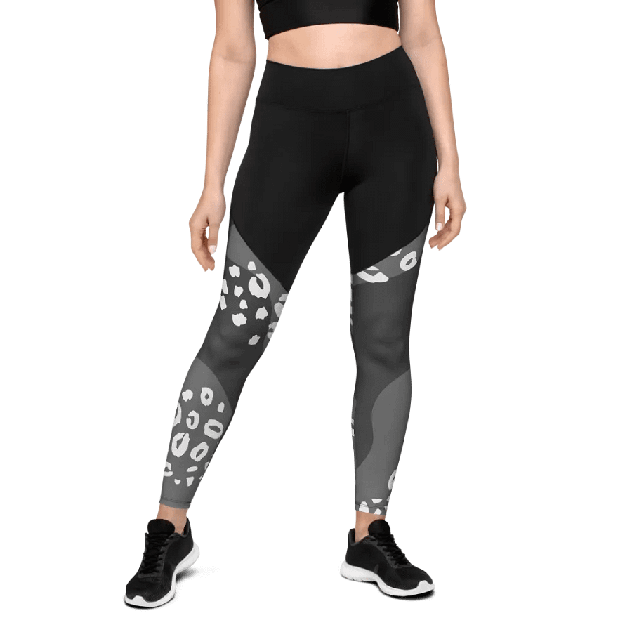 Grey Safari Chic Compression Leggings product image (4)