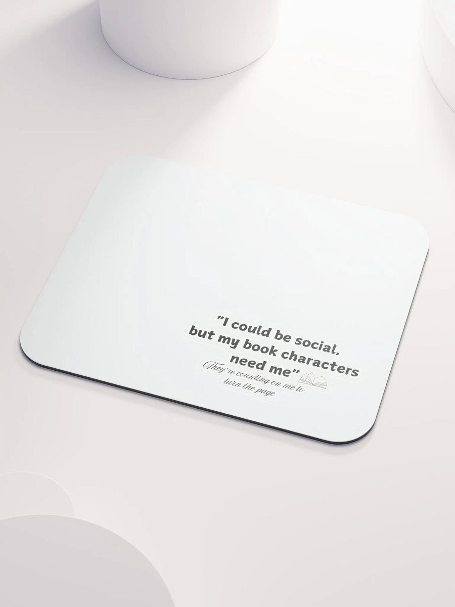 Book Characters Mouse Pad, Gifts for readers Bookworm gifts Funny mouse pad gift for book lovers Unique literary gifts product image (3)