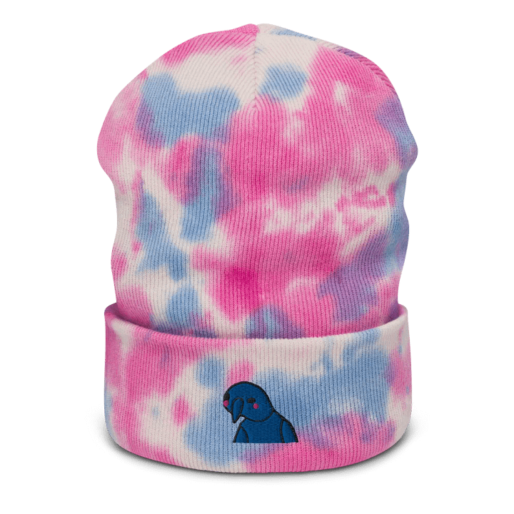 BlushSki Puffed Tie-Die Beanie product image (1)