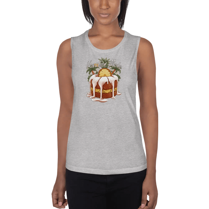 Vacation Mode Pineapple Flowy Women's Tank Top product image (4)