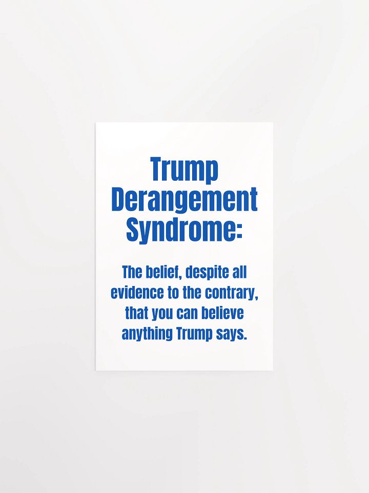 Trump Derangement Syndrome Poster product image (2)