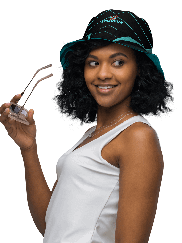 Teal Dreams - Reversible Bucket Hat product image (4)