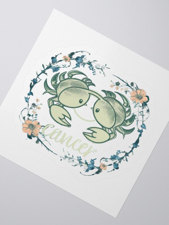 Cancer Zodiac Kiss-Cut Sticker product image (6)