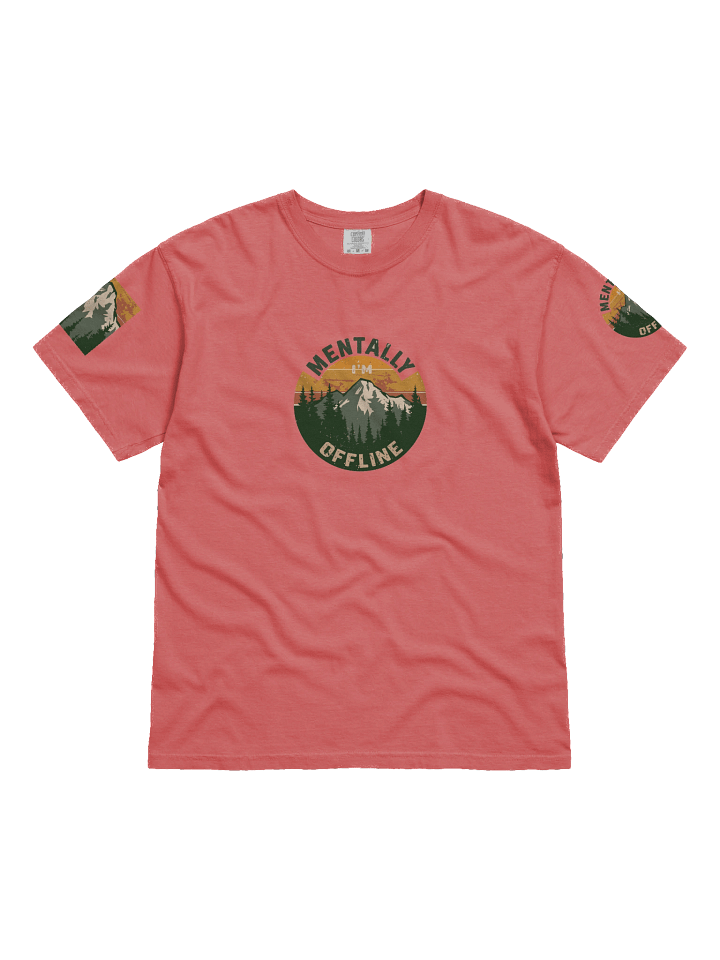 Mentally I'm Offline Mountain Tee product image (9)