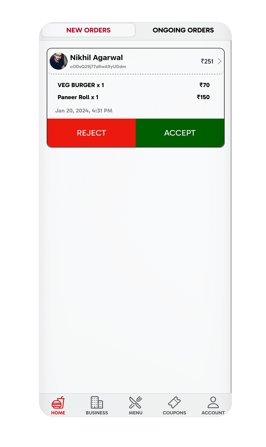 Ionic 8+ Restaurant Food Delivery App UI Template product image (7)