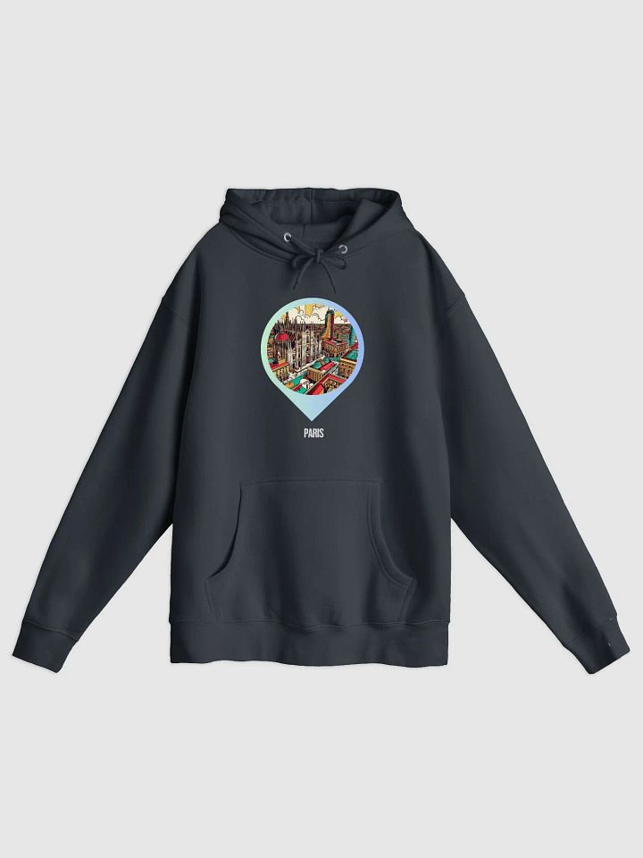 Lane Seven Premium Pullover Hoodie | AI Design Paris city product image (2)