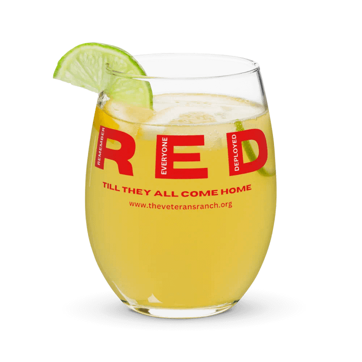 Remember Everyone Deployed Stemless Wine Glass product image (1)
