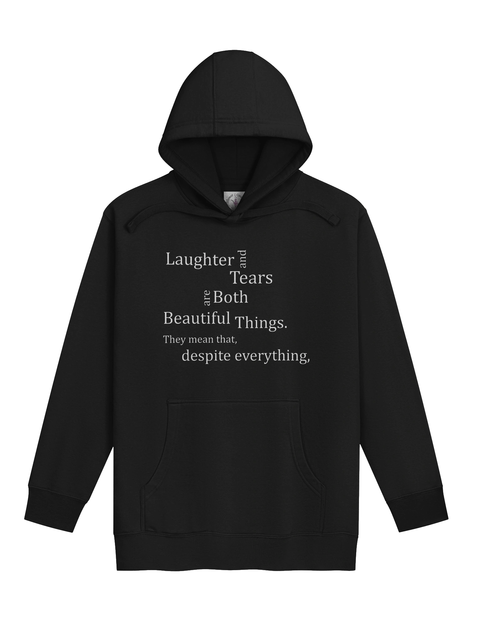 Life is Still Worth Living Hoodie - White Letters product image (1)