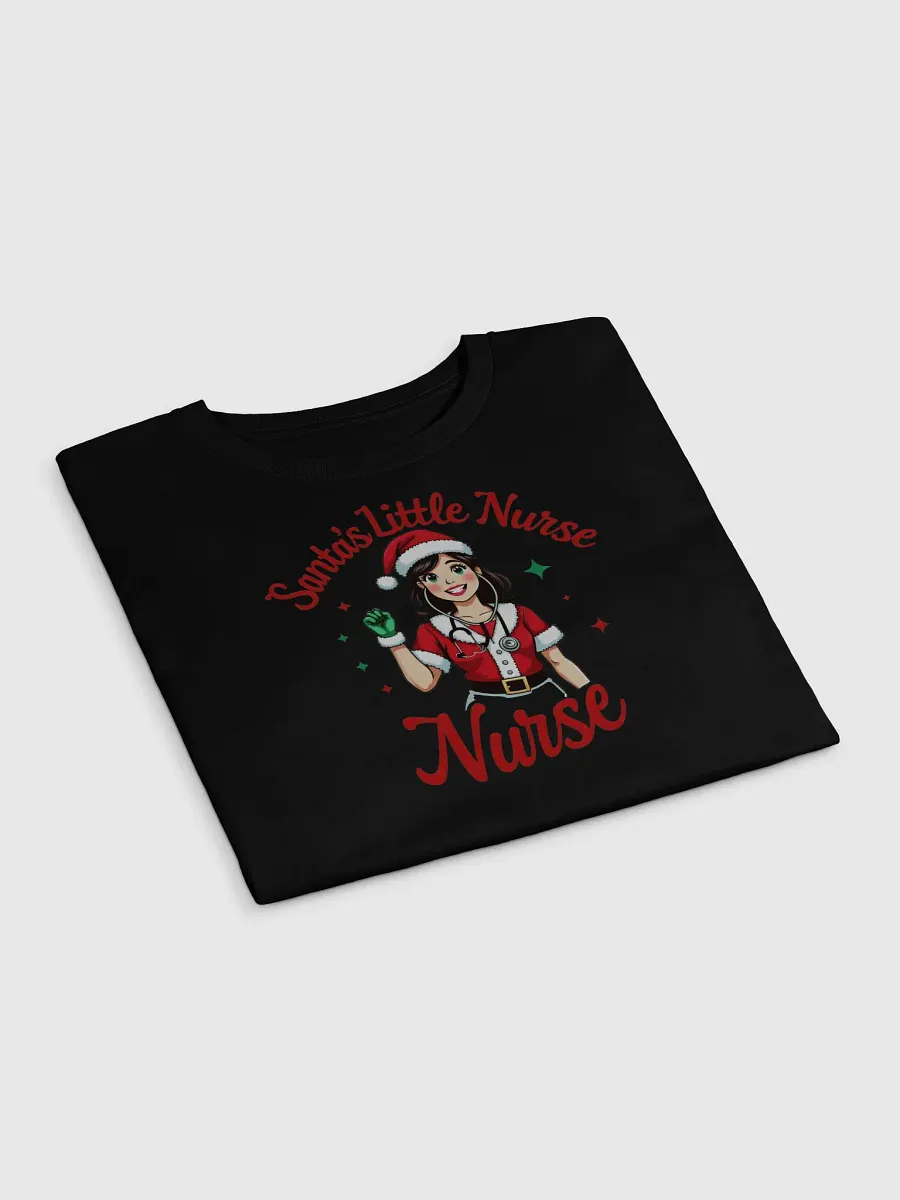 Santa's Stethoscope Little Nurse Premium Crop Top product image (19)