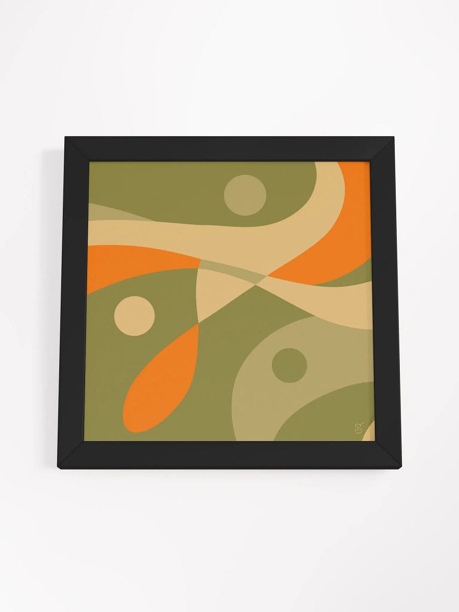 Earthy Curves Framed Matte Poster - Abstract Composition No. 4 product image (46)
