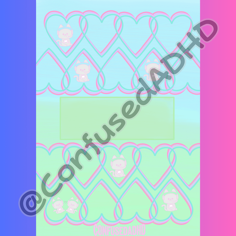 Heart CADHD Digital Planner Covers product image (6)