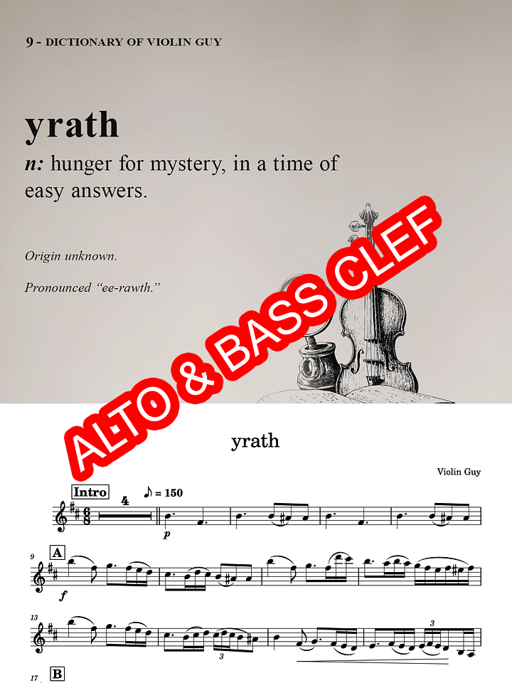 yrath - Alto & Bass Clef product image (1)