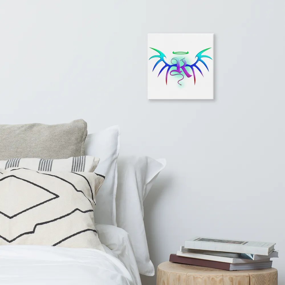 RafaZafar Logo Canvas Print (vaporwave) product image (6)
