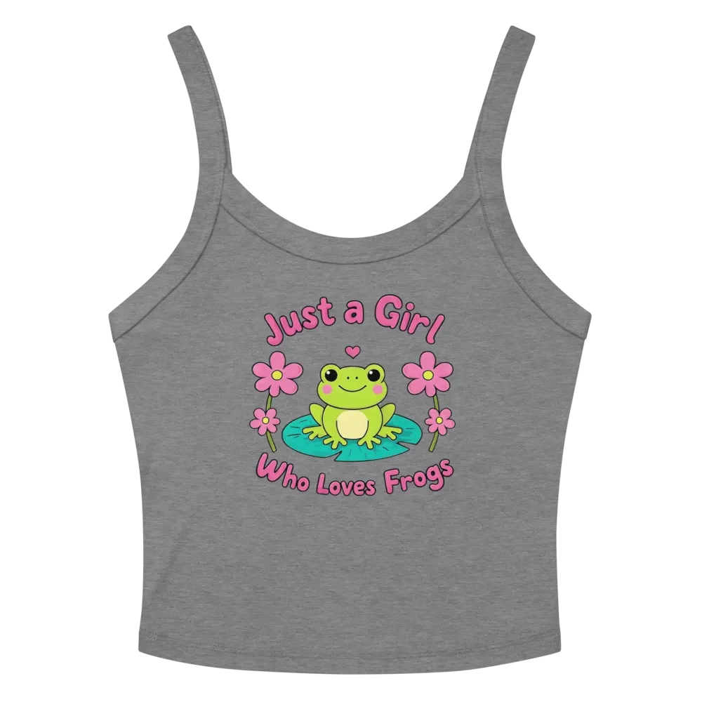 Frog Lover's Micro-Rib Tank Bella+Canvas (Women's) product image (2)