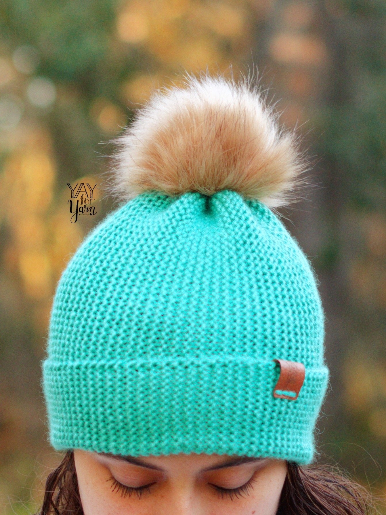 Easiest Knitted Hat EVER - PDF Knitting Pattern & Video Tutorial for Beginners product image (7)