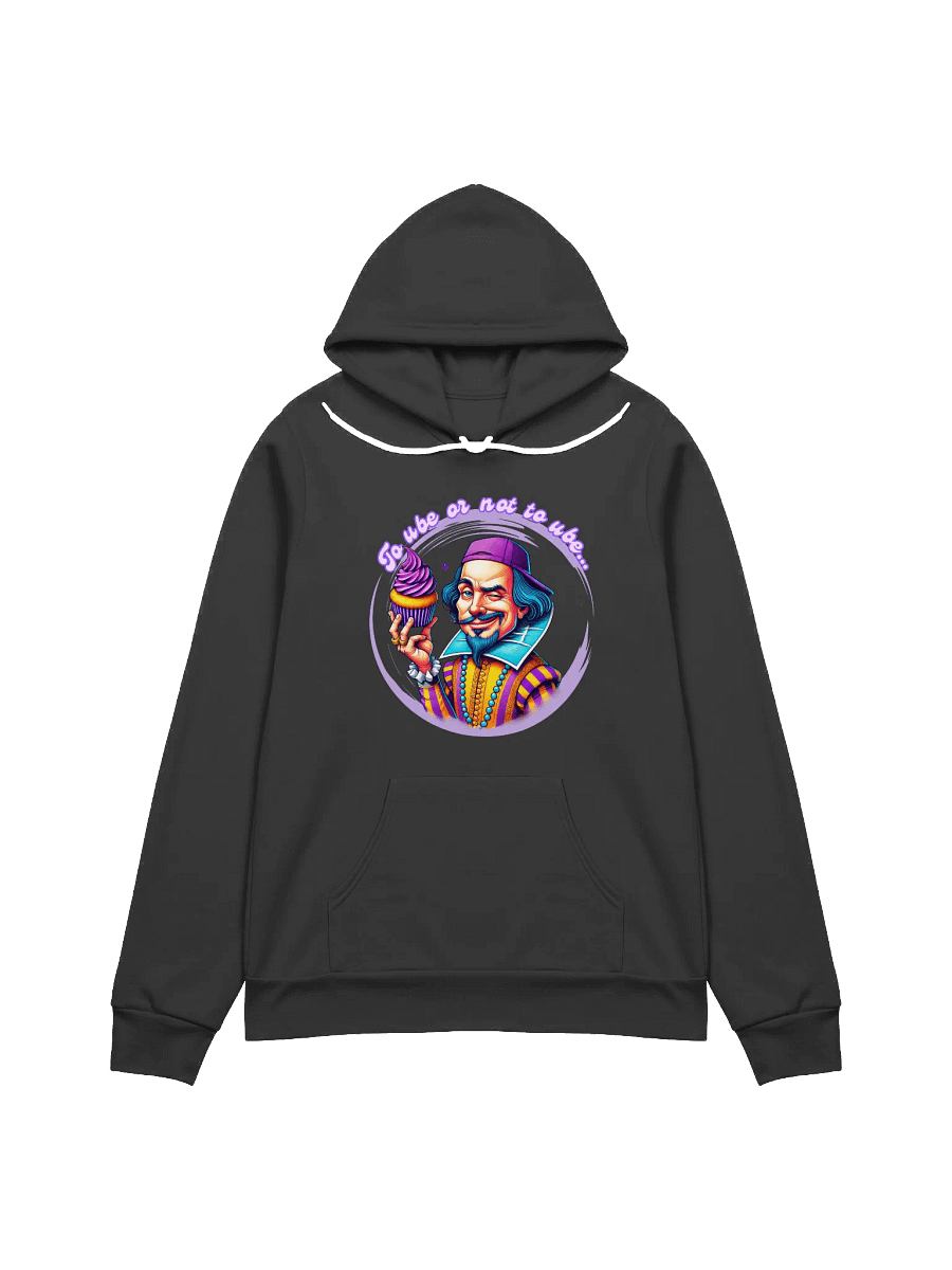 To Ube Or Not... Black Hoodie product image (2)