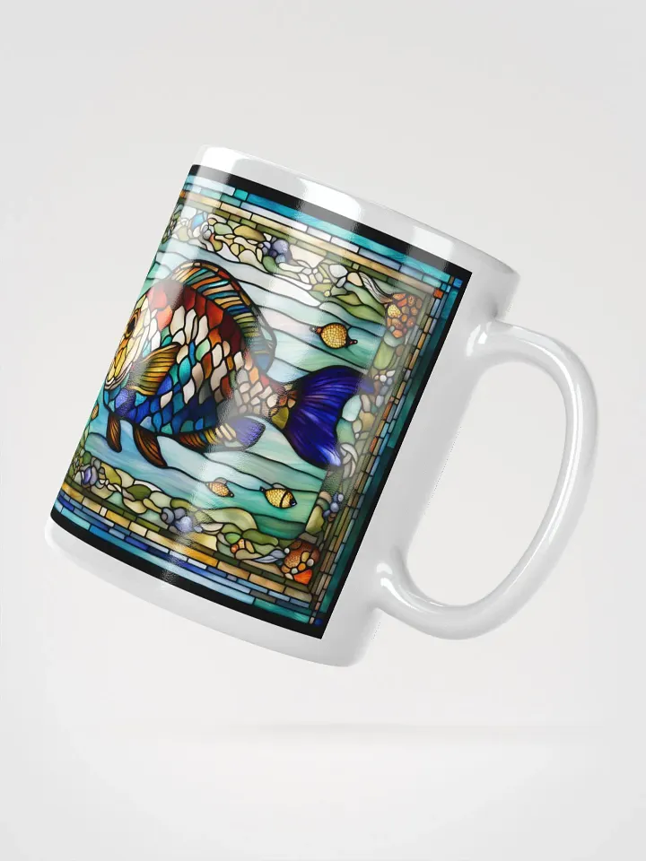 #003 - Snapper Fish Stained Glass Mug product image (4)