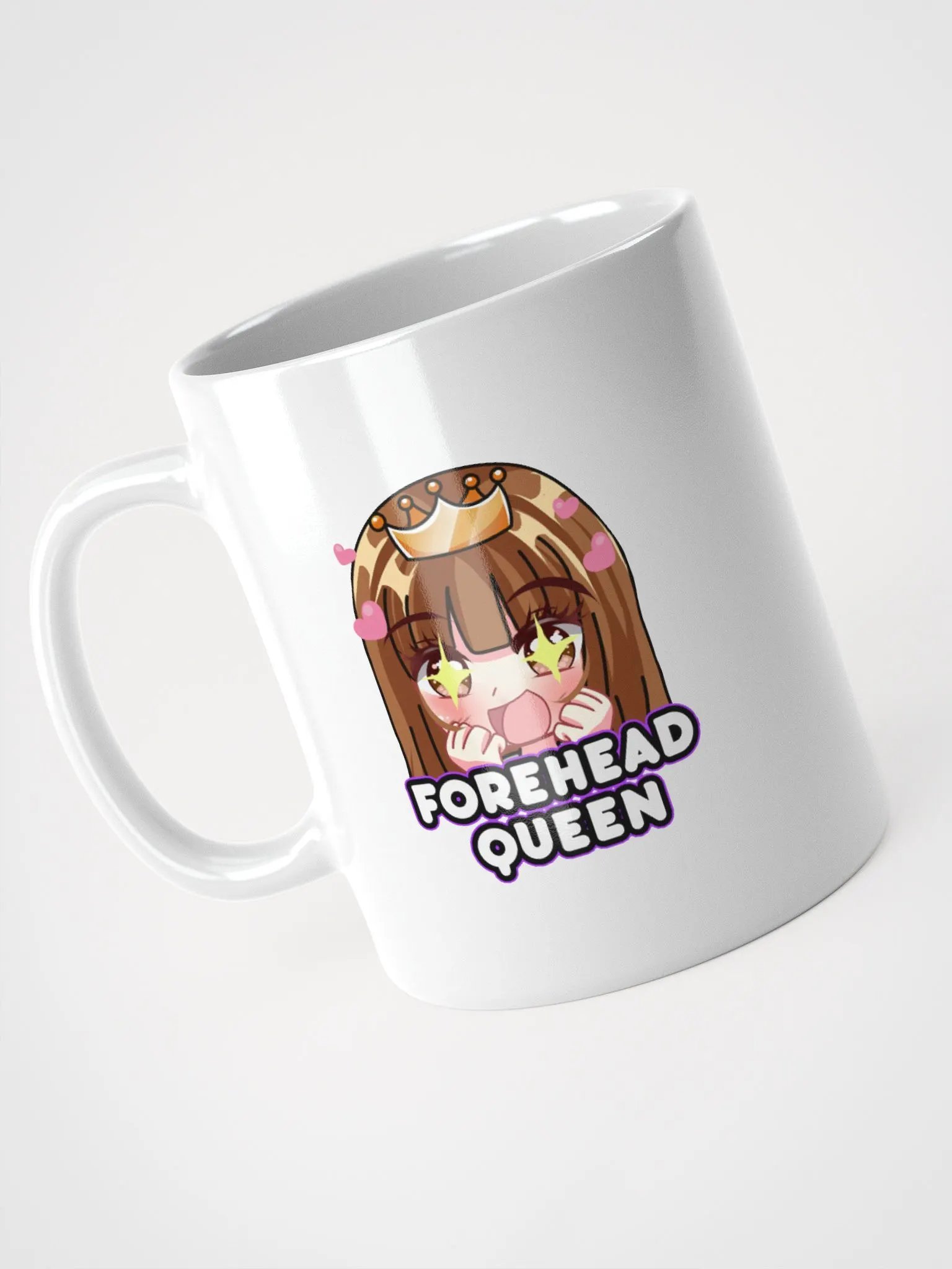 Forehead Queen White Mug product image (3)