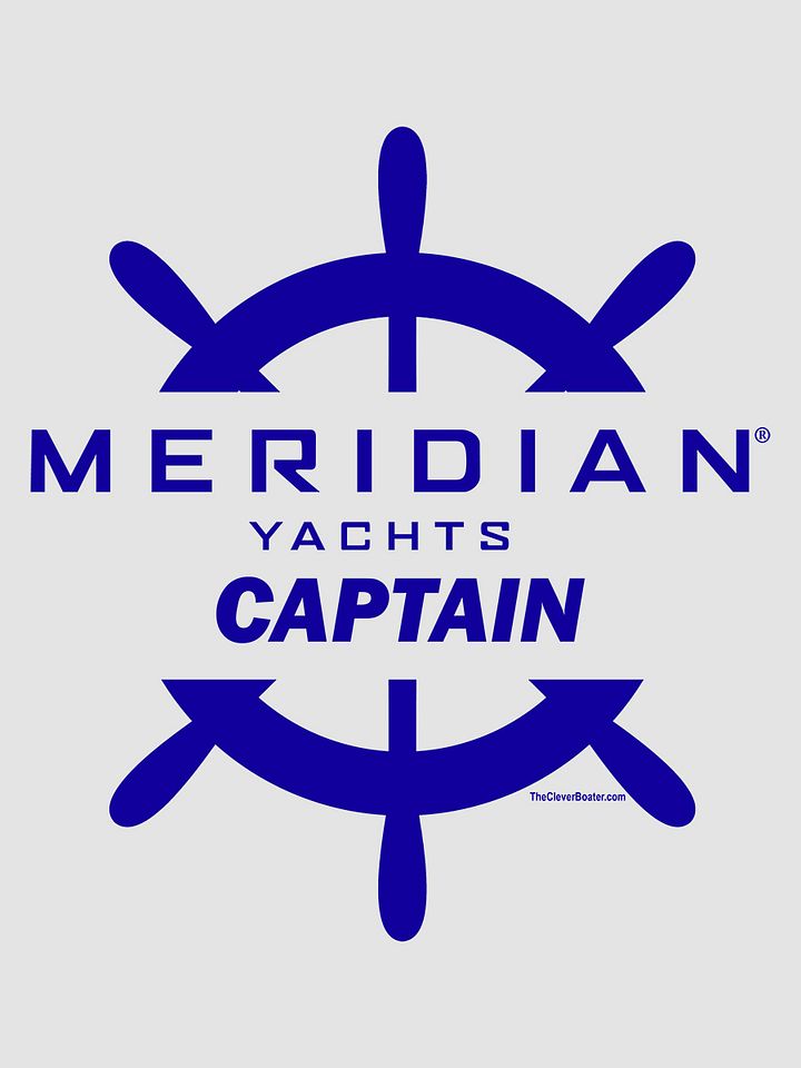 Meridian Yachts - T-Shirt - Light Shirt w/Blue Logo product image (2)