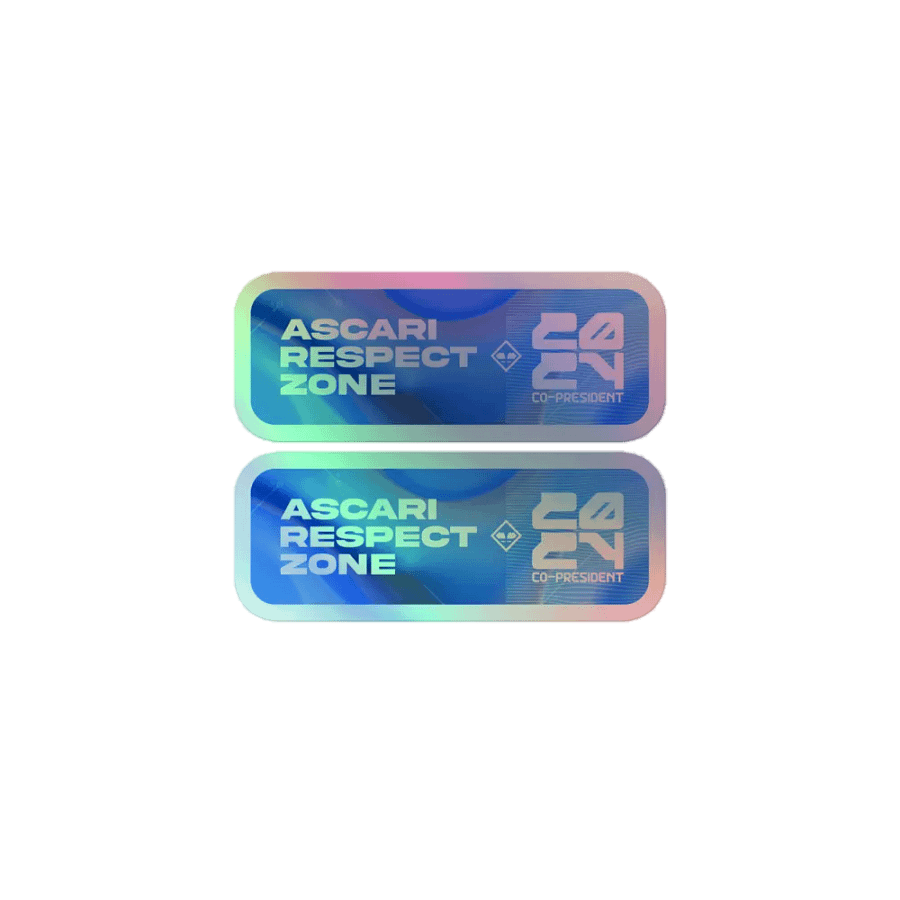 Ascari Respect Zone 2024 Sticker (Holographic) product image (1)