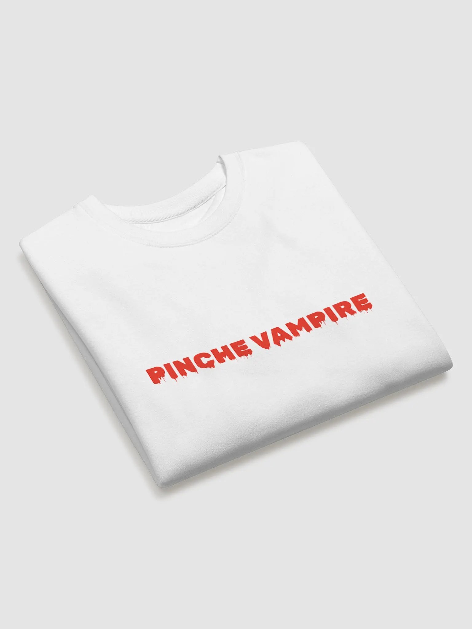 Pinche Vampire White Long Sleeve product image (3)