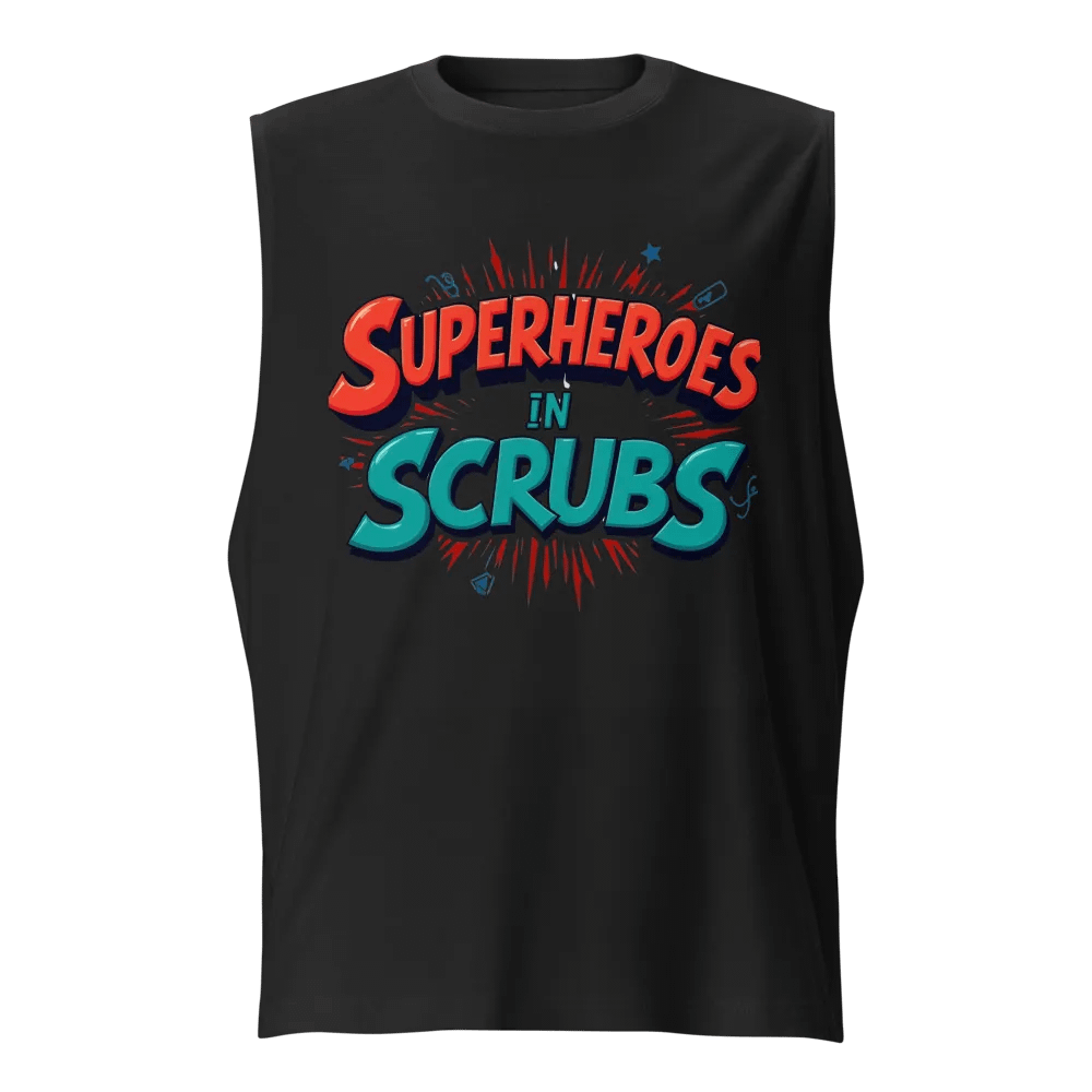 Superheroes in Scrubs Muscle Tank product image (1)