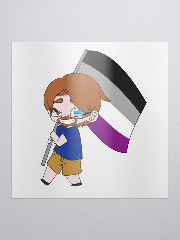 Shemp Asexual Sticker! product image (1)
