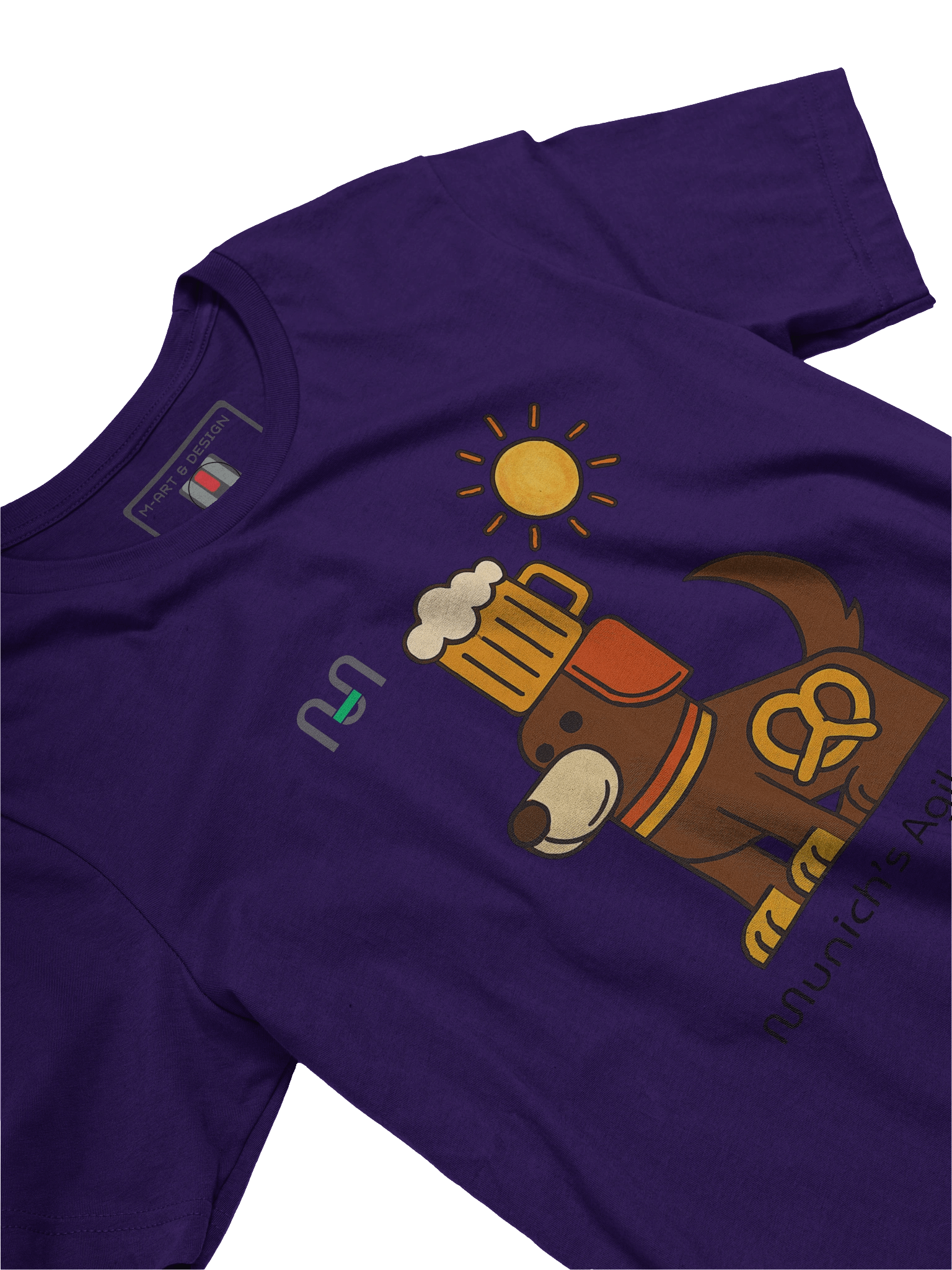 Bavarian Brewhound – Prost Pup Tee – M Style - M-Art & Design product image (2)