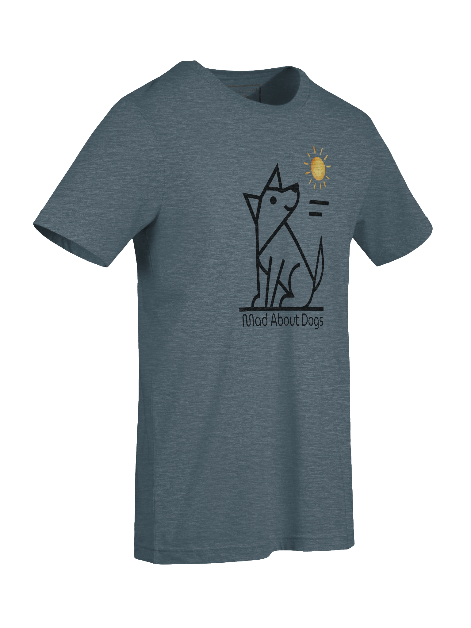 Mad About Dogs – Monochrome Geometric Tee - M-Art & Design product image (80)