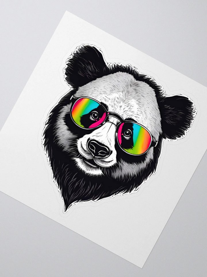 Rainbow Shades Panda Stickers product image (2)