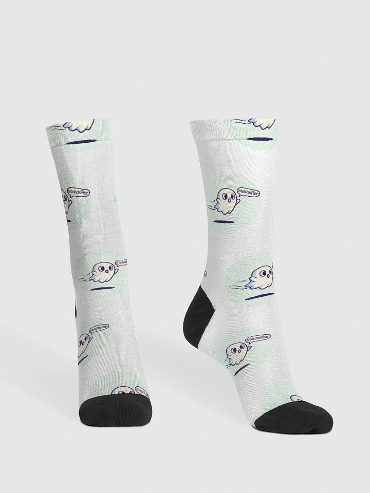 EcoArt Crew Socks Ghostie product image (2)