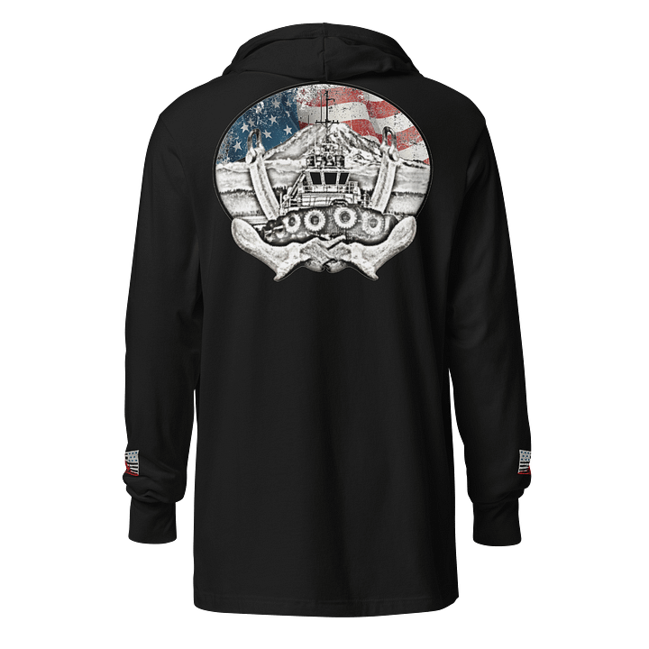 Twin anchor Mount Rainier Marshall Foss Flage Hoodie Tee product image (1)
