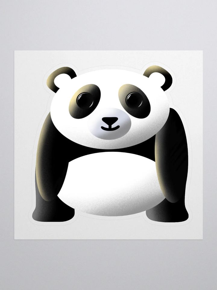 Panda Kiss Cut Sticker product image (1)