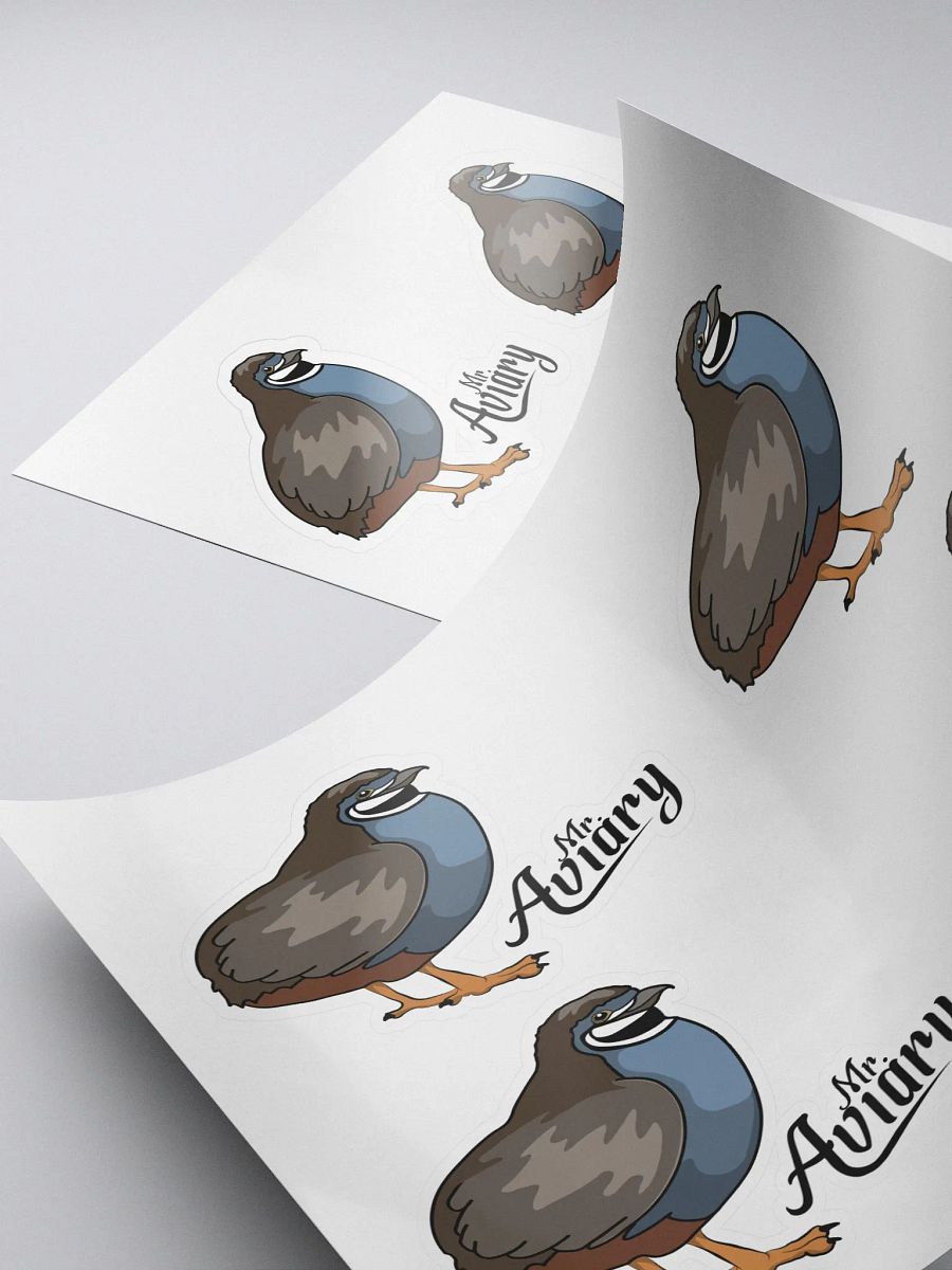 Mr. Aviary Quail Stickers product image (4)