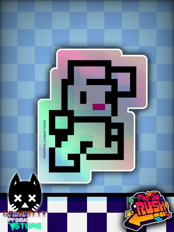 Flip Out Rush - Rush Rabbit Holo Sticker product image (1)