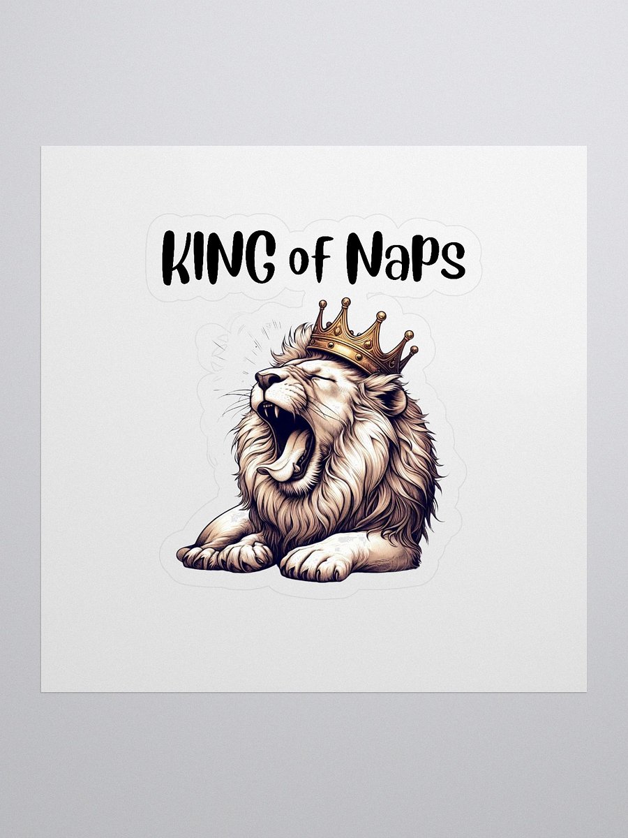 Royal Roar Lion Crown Sticker product image (1)