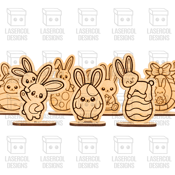 Easter Cutouts With Base Set 4 - Laser Cut Files product image (2)